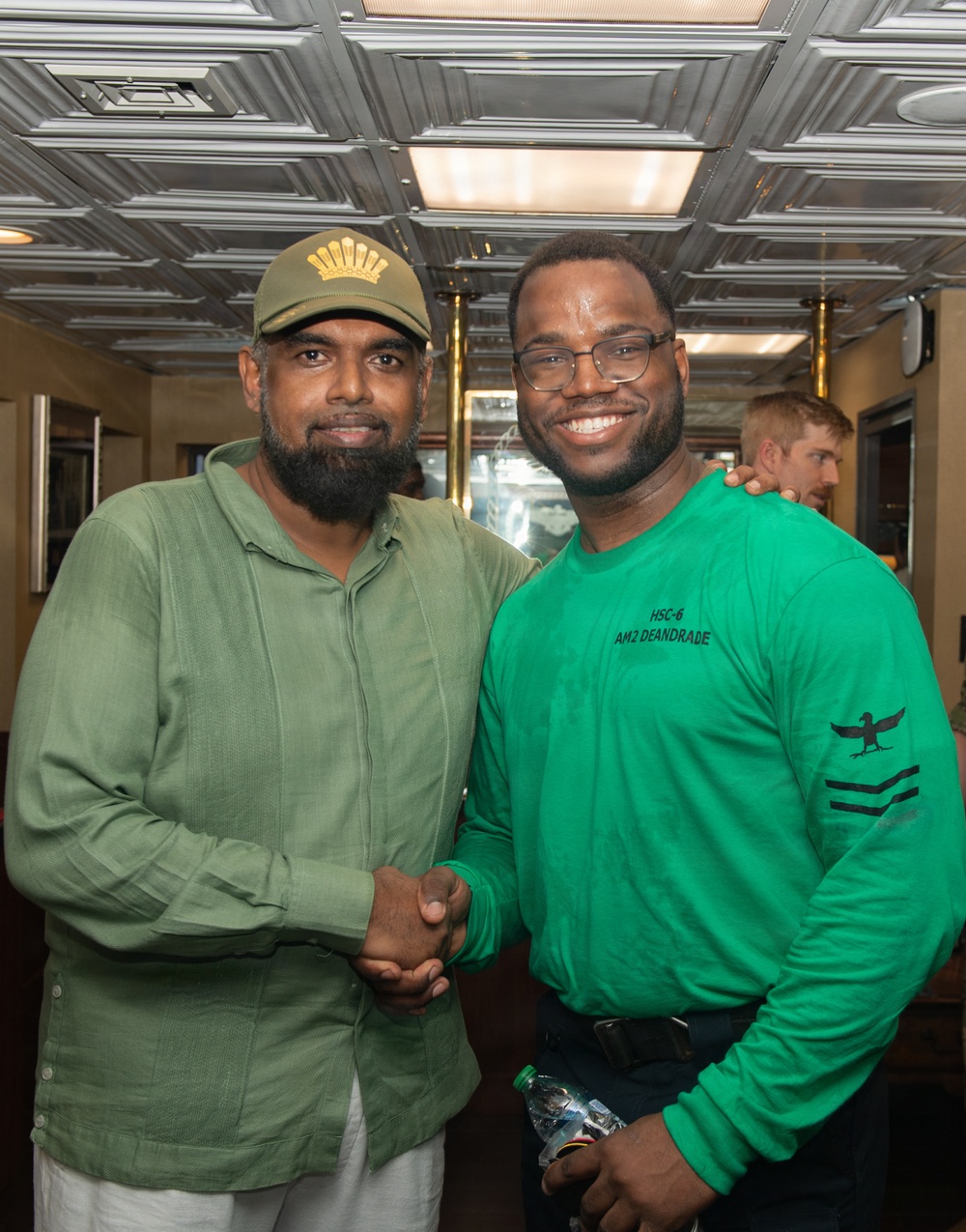 Cooperative Republic of Guyana President and Government and Military Leaders Visit Nimitz