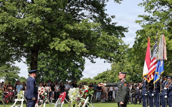 Gen. Anderson honors fallen at Margraten Cemetery
