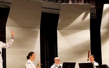 Navy Band Northeast's Crosswinds Woodwind Quintet had a wonderful visit to Lower Dauphin High School during Harrisburg Navy Week!