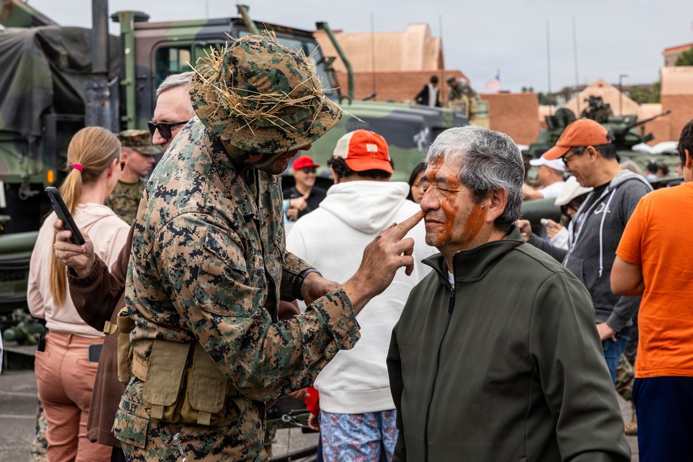 U.S. Service Members and visitors at the Los Angeles Fleet Week Expo