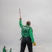George Washington Conducts Catapult Testing