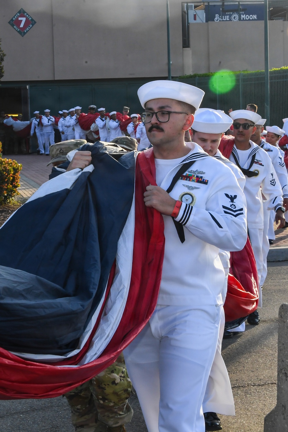 Los Angeles Angels Host Servicemembers