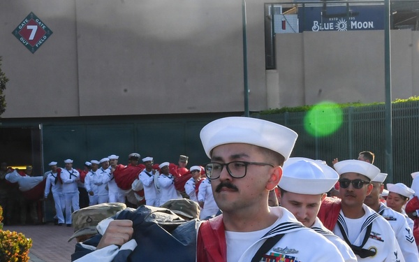 Los Angeles Angels Host Servicemembers