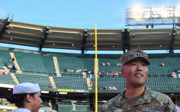 Los Angeles Angels Host Servicemembers