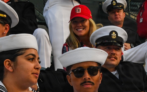 Los Angeles Angels Host Servicemembers