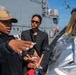 "Marshals" Actress Tours USS Essex