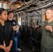 "Marshals" Actress Tours USS Essex