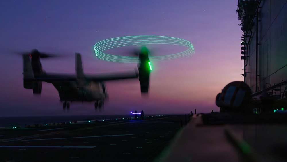 31st MEU | Flight Operations aboard USS Tripoli (LHA 7)