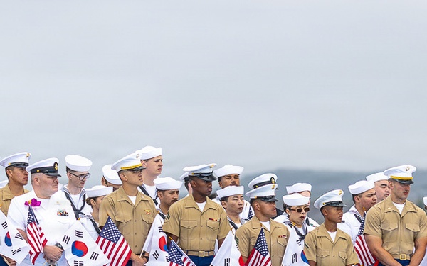 The 50th anniversary commemorative ceremony at the Korean Bell of Friendship during Los Angeles Fleet Week, May 23, 2026.