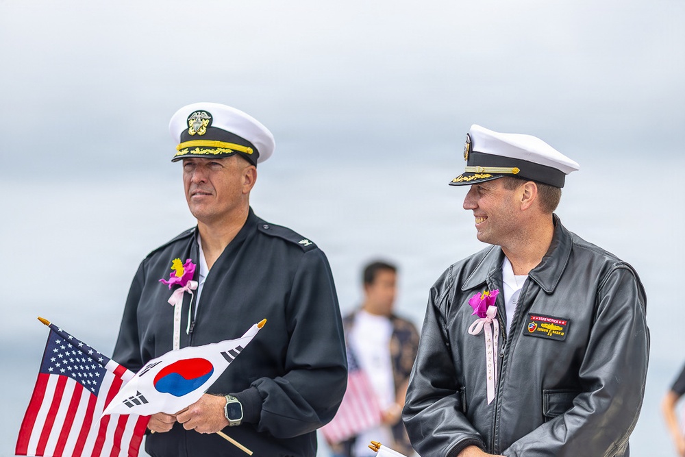 The 50th anniversary commemorative ceremony at the Korean Bell of Friendship during Los Angeles Fleet Week, May 23, 2026.