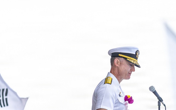 The 50th anniversary commemorative ceremony at the Korean Bell of Friendship during Los Angeles Fleet Week, May 23, 2026.