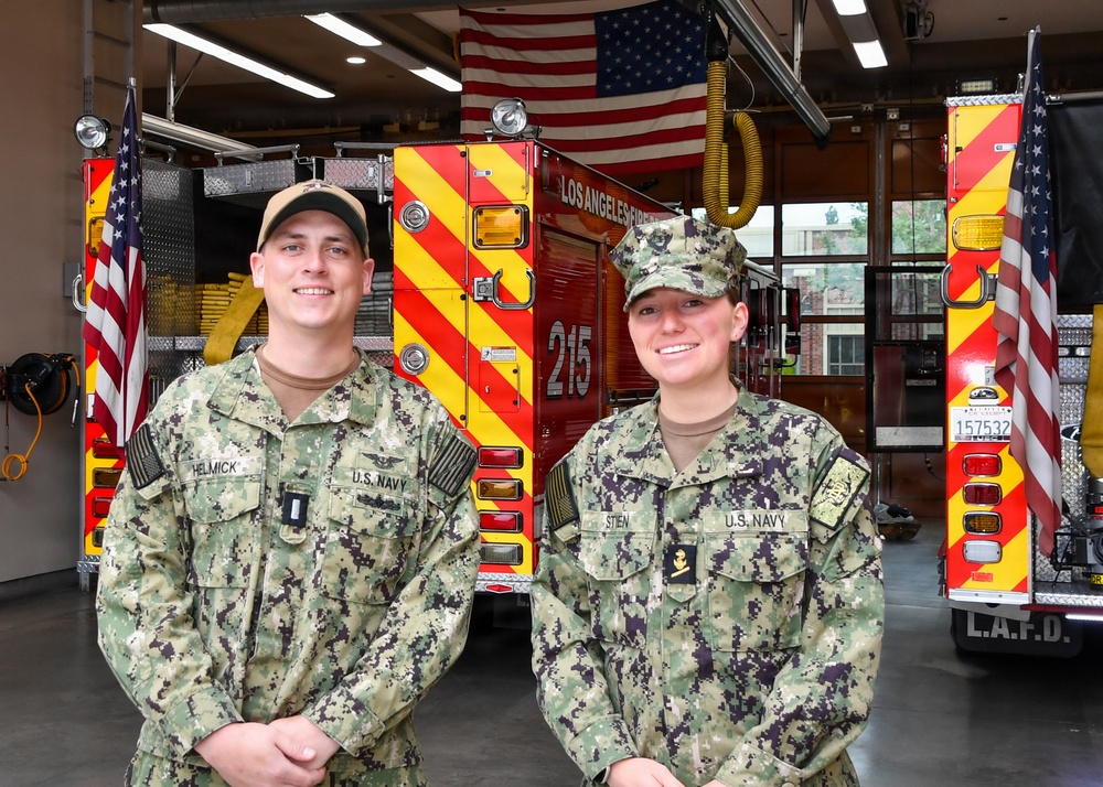 LA Fleet Week Firefighter for a day