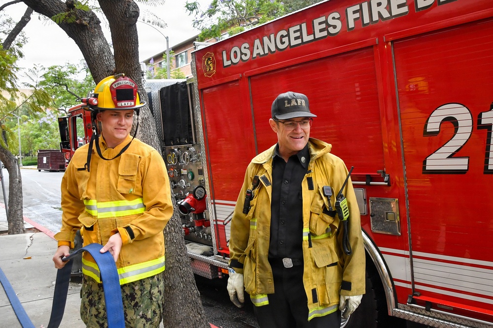 LA Fleet Week Firefighter for a day