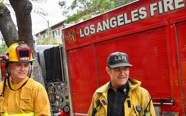 LA Fleet Week Firefighter for a day