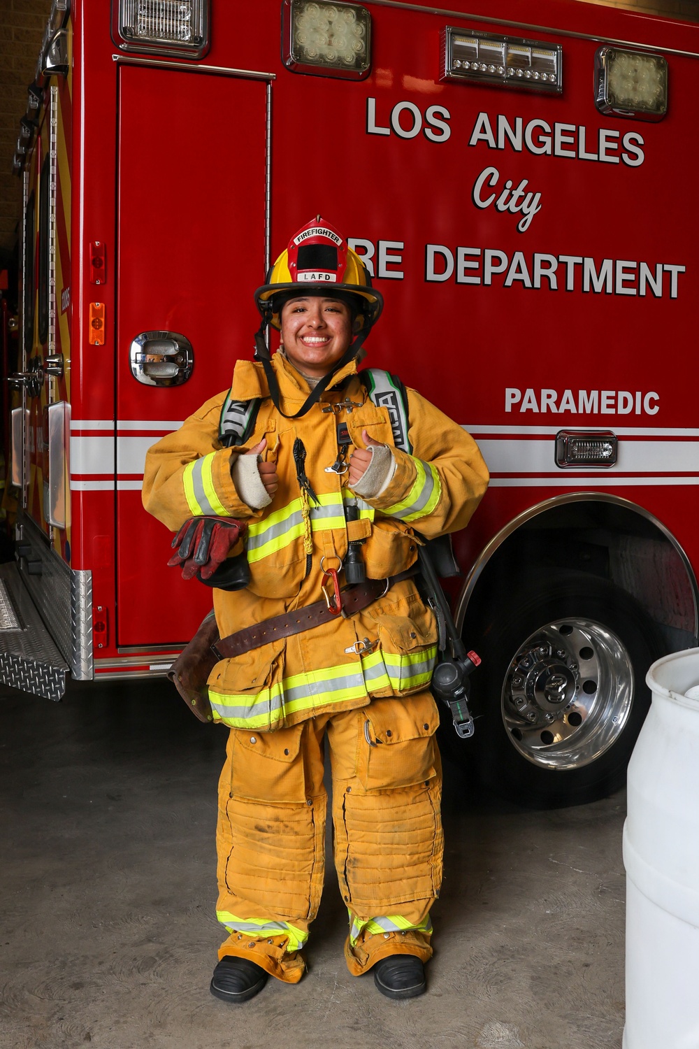Station 85 welcomes service members during LAFW