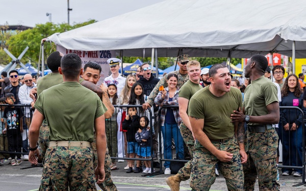 U.S. Service Members compete in a dodgeball tournament