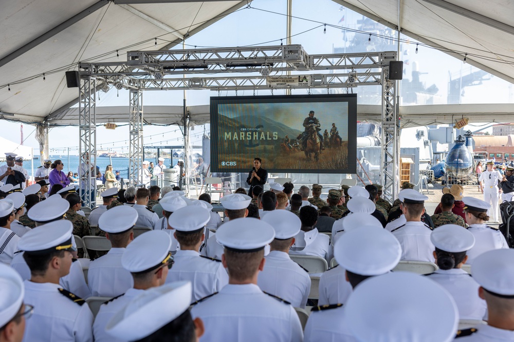U.S. Service Members attend premiere of Marshals season one finale