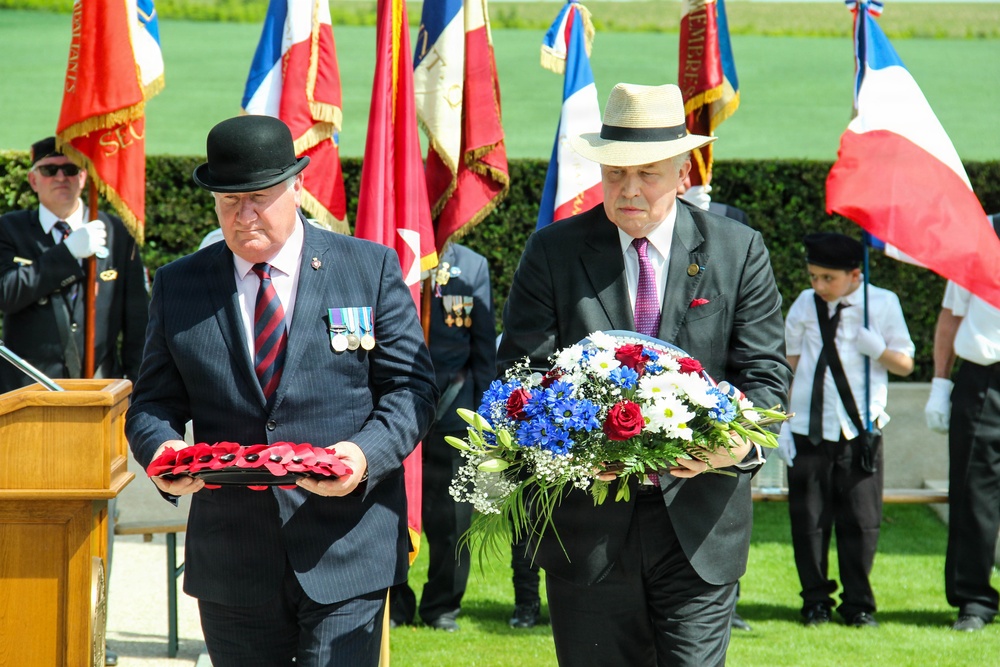 Somme American Cemetery and Memorial, Memorial Day ceremony 2026