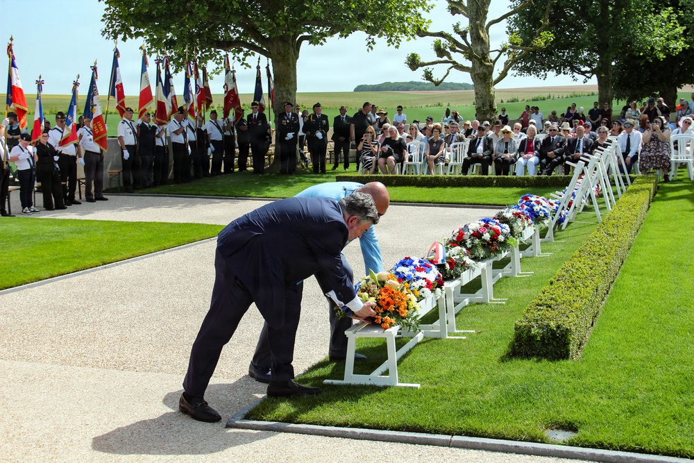 Somme American Cemetery and Memorial, Memorial Day ceremony 2026