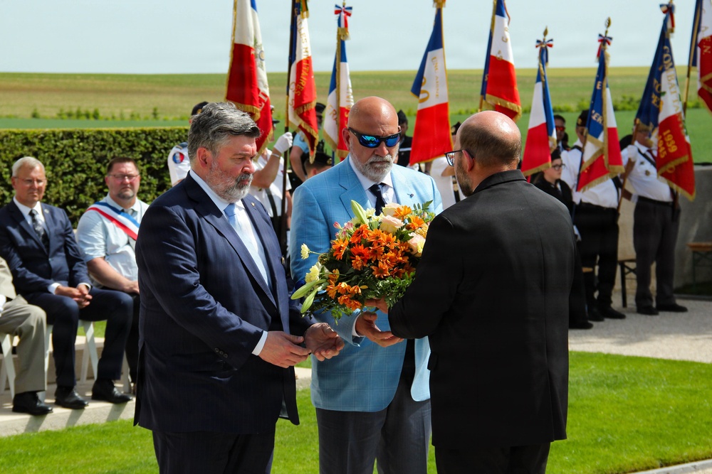 Somme American Cemetery and Memorial, Memorial Day ceremony 2026