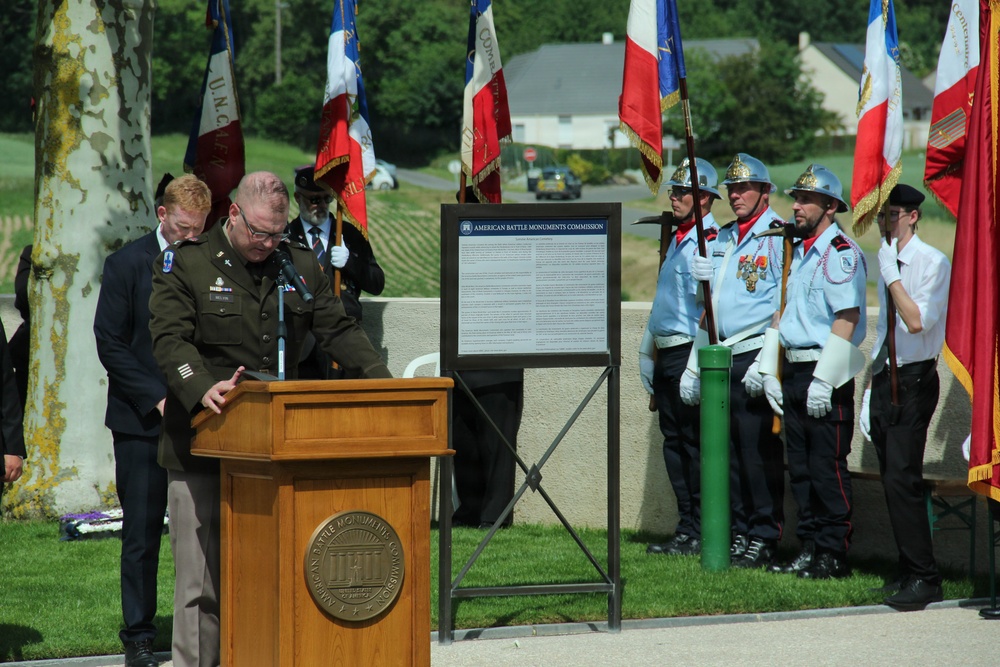 Somme American Cemetery and Memorial, Memorial Day ceremony 2026