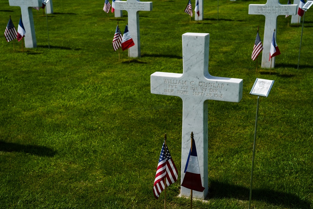Somme American Cemetery and Memorial, Memorial Day ceremony 2026
