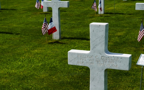 Somme American Cemetery and Memorial, Memorial Day ceremony 2026