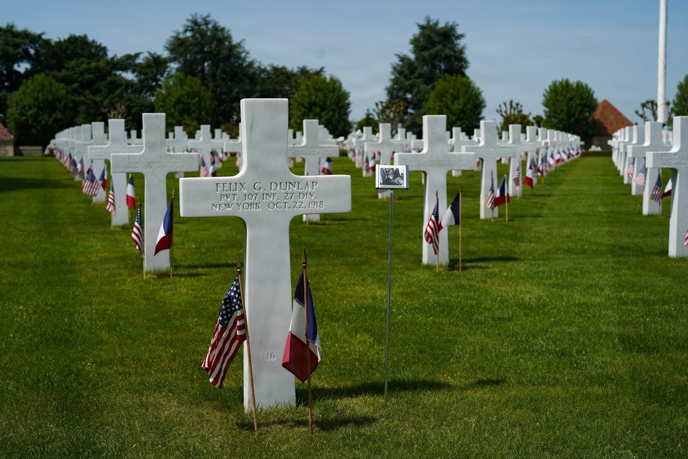Somme American Cemetery and Memorial, Memorial Day ceremony 2026