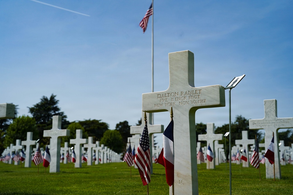 Somme American Cemetery and Memorial, Memorial Day ceremony 2026