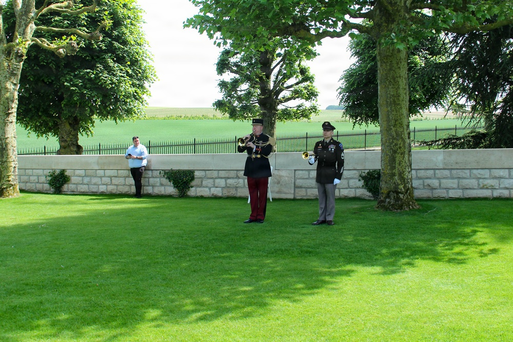 Somme American Cemetery and Memorial, Memorial Day ceremony 2026