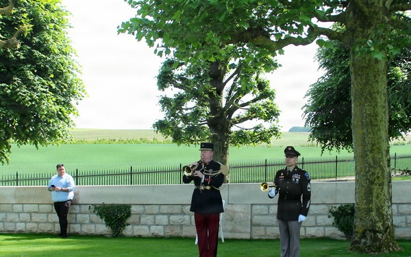 Somme American Cemetery and Memorial, Memorial Day ceremony 2026
