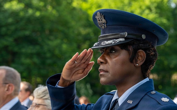 Honoring the fallen at Lafayette Escadrille Cemetery