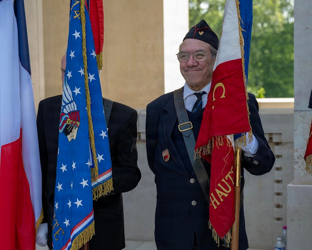 Honoring the fallen at Lafayette Escadrille Cemetery