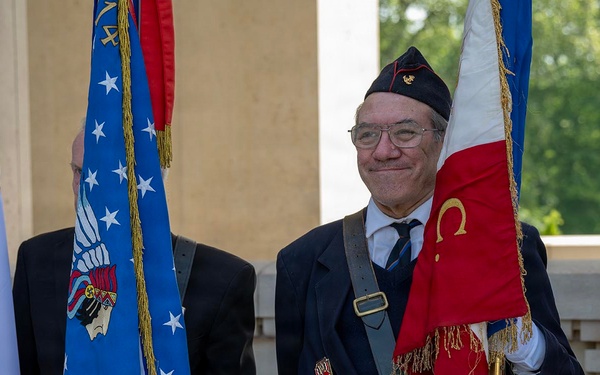 Honoring the fallen at Lafayette Escadrille Cemetery