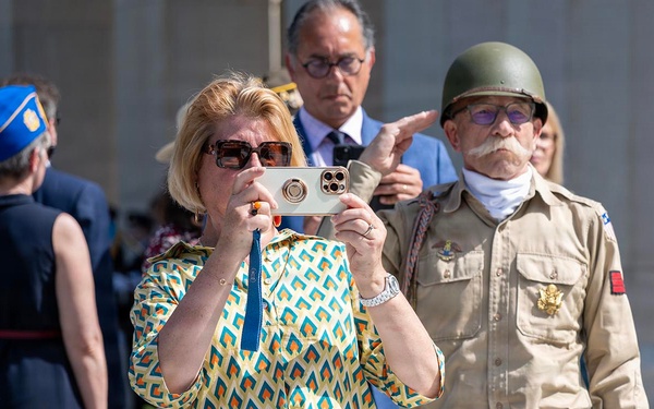 Honoring the fallen at Lafayette Escadrille Cemetery