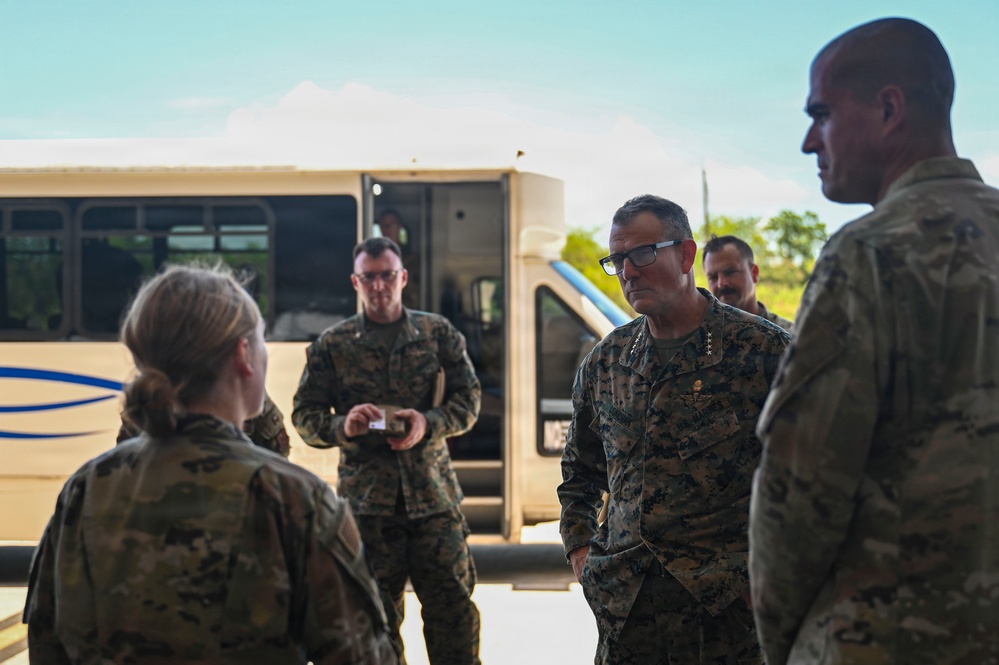 USSOUTHCOM commander visits deployed personnel in Puerto Rico