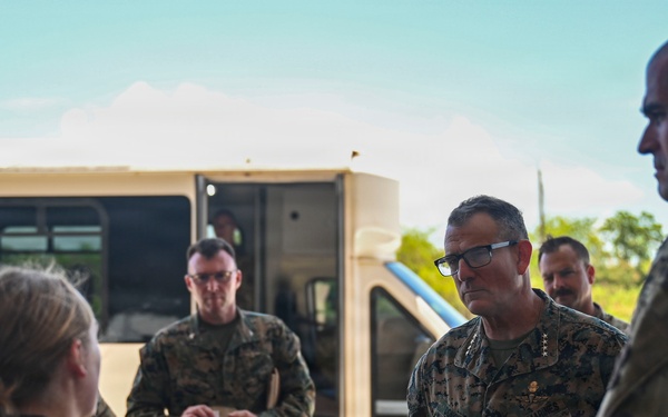 USSOUTHCOM commander visits deployed personnel in Puerto Rico