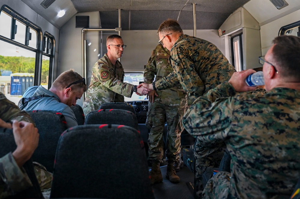 USSOUTHCOM commander visits deployed personnel in Puerto Rico