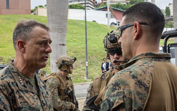 22nd MEU (SOC) | USSOUTHCOM Commander Visits Venezuela Embassy