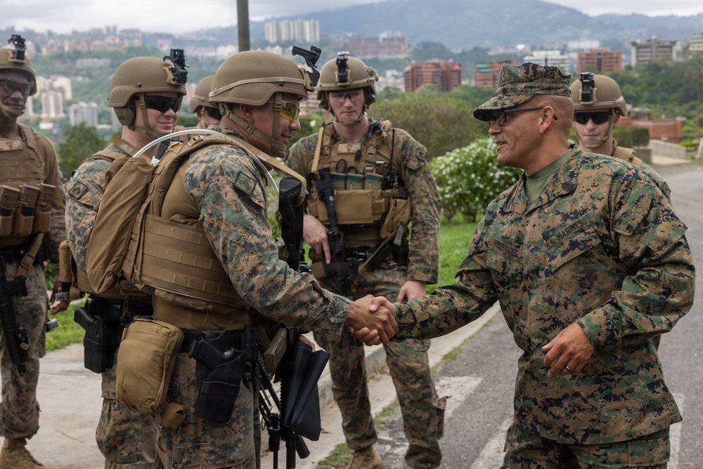 22nd MEU (SOC) | USSOUTHCOM Commander Visits Venezuela Embassy