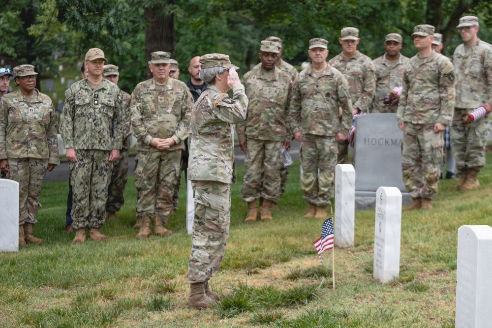 Chaplain Corps honors the fallen on Chaplains Hill at Arlington National Cemetery during ‘Flags In’