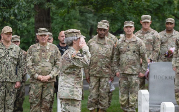 Chaplain Corps honors the fallen on Chaplains Hill at Arlington National Cemetery during ‘Flags In’