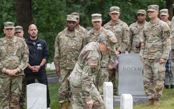 Chaplain Corps honors the fallen on Chaplains Hill at Arlington National Cemetery during ‘Flags In’