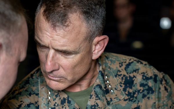 22nd MEU (SOC) | USSOUTHCOM Commander Visits USS IWO JIMA