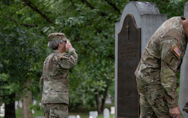 Chaplain Corps honors the fallen on Chaplains Hill at Arlington National Cemetery during ‘Flags In’