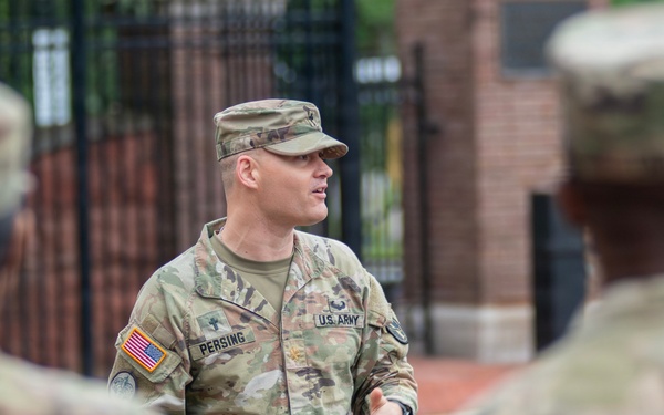 Chaplain Corps honors the fallen on Chaplains Hill at Arlington National Cemetery during ‘Flags In’
