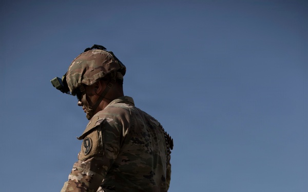 U.S. Army Reserve Soldier Prepares for a Live Fire Range Exercise during the Best Squad Competition