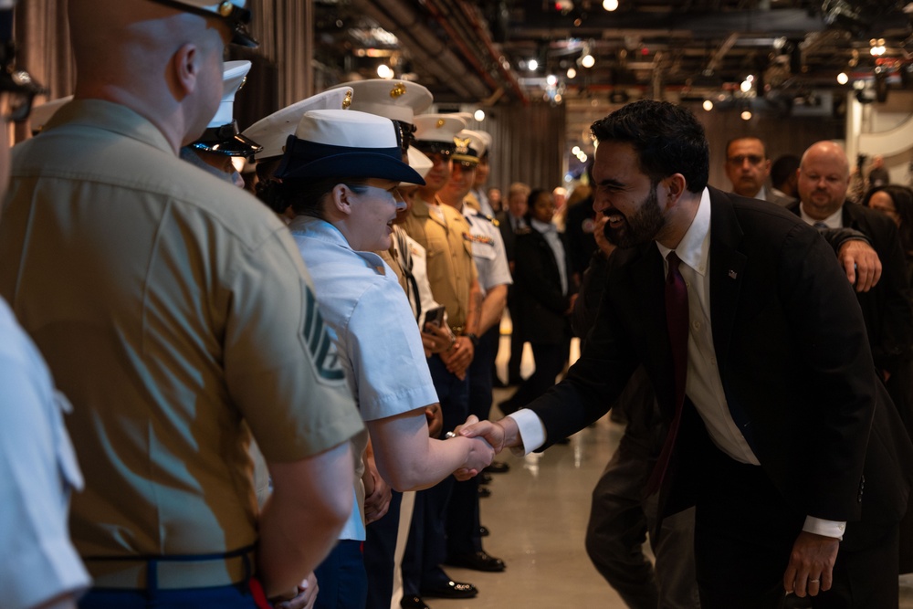 U.S. Coast Guard participates in Memorial Day ceremony aboard Intrepid Museum