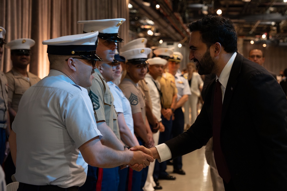 U.S. Coast Guard participates in Memorial Day ceremony aboard Intrepid Museum