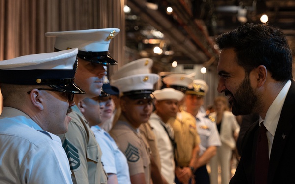 U.S. Coast Guard participates in Memorial Day ceremony aboard Intrepid Museum
